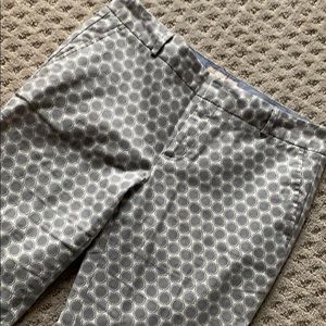 Patterned cotton pants